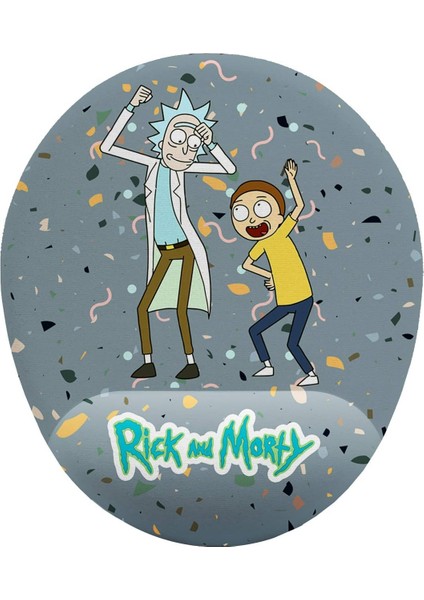 Fikirler Rick And Morty Bilek Destekli Mouse Pad