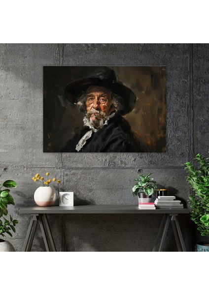 Rembrandt Portre Kanvas Tablo - Rembrandt Duvar Sanatı Ev Dekorasyonu fiyatları