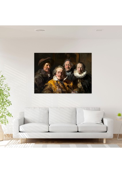 Rembrandt Kanvas Tablo Duvar Sanatı - Ev Dekorasyonu Için Rembrandt Kanvas Tablo fiyatları