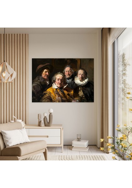 Rembrandt Kanvas Tablo Duvar Sanatı - Ev Dekorasyonu Için Rembrandt Kanvas Tablo modelleri
