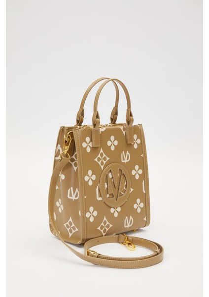 Yeşil Baskılı Sembol Desen El Çantası fiyatları