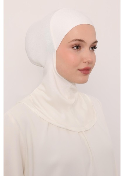 Ekru Hijabchi Boyunluklu Bone fiyatları