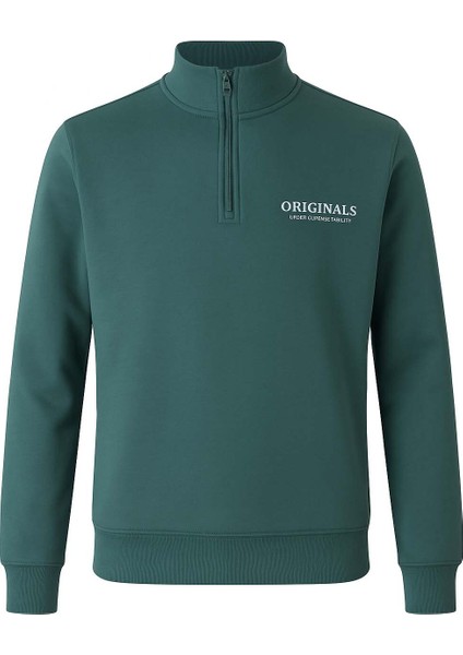 Yeşil Erkek Sweatshirt