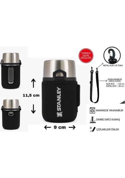 Stanleye 0.53 Lt. Adventure Çelik Yemek Termosu ile Uyumlu Omuz Askılı Termos Kılıfı fiyatları