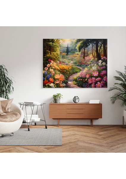 Rönesans Bahçe Kanvas Tablo - Ev Dekorasyonu Için Rönesans Temalı Duvar Tablosu modelleri