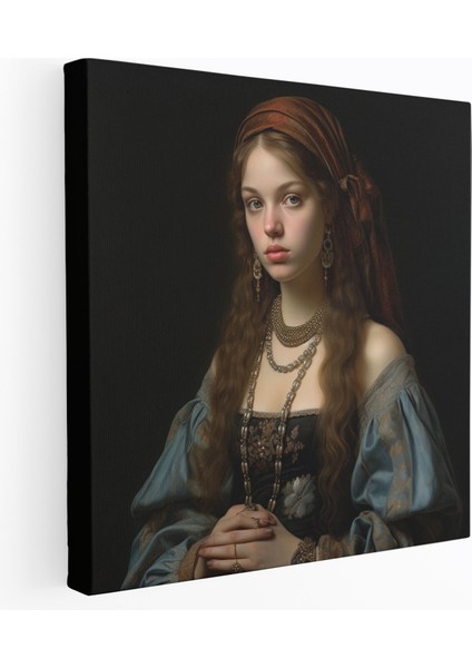 Zarif Rönesans Kanvas Tablo - Rönesans Duvar Sanatı Kanvas Tablo