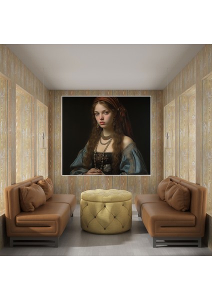 Zarif Rönesans Kanvas Tablo - Rönesans Duvar Sanatı Kanvas Tablo modelleri