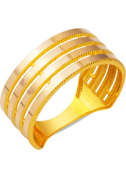 Ajda Altın Yüzük 4 Sıra 14 Ayar