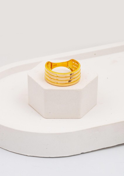 Ajda Altın Yüzük 4 Sıra 14 Ayar fırsatları