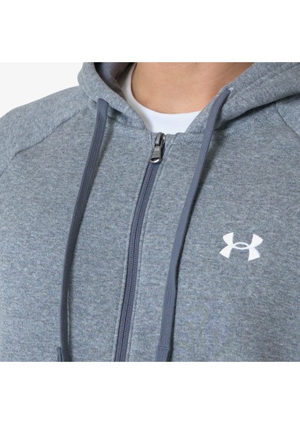 Rival Fleece FZ Hood Erkek Gri Sweatshirt.025