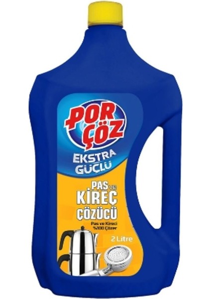Ekstra Güçlü Pas ve Kireç Çözücü - 2 Litre Çok Yönlü Yüzey Temizleyici, İnşaat Artıkları ve Lekeler için Etkili Çözüm fiyatları