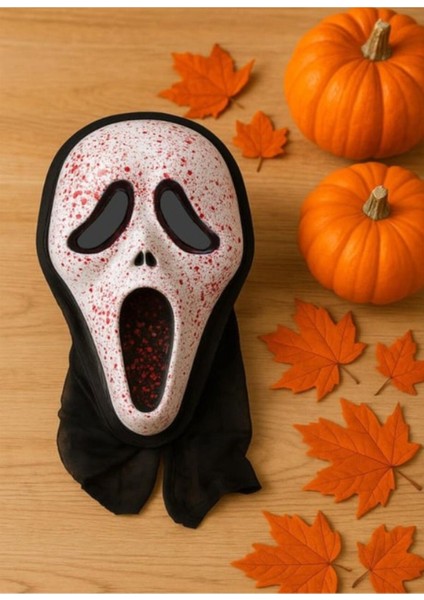 Kanlı Çığlık Maskesi Scream Mask Halloween Cadılar Bayramı Maskesi