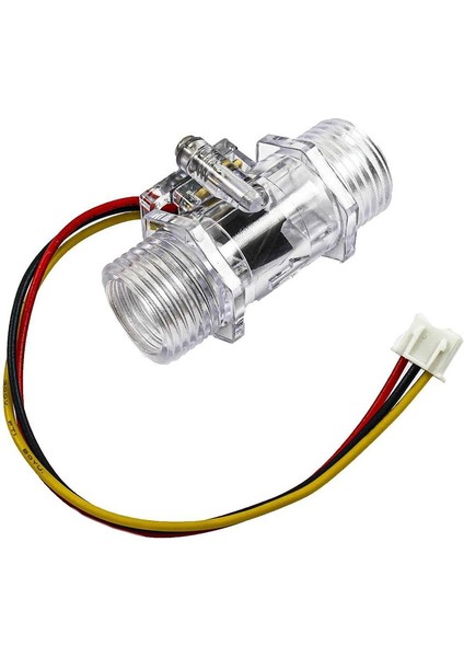 YF-S201C G1/2 1-30L/DK 5-15V Şeffaf Su Akış Sensörü fiyatları