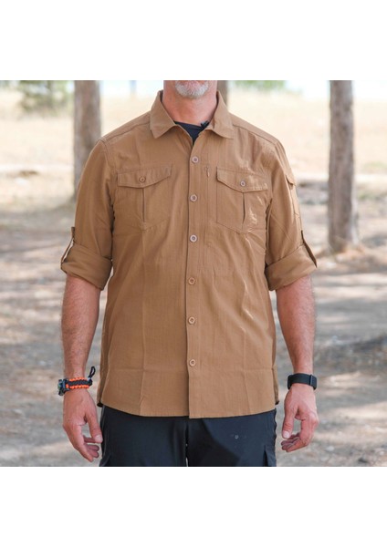 Outdoor Tactical Erkek Gömleği Kum fiyatları