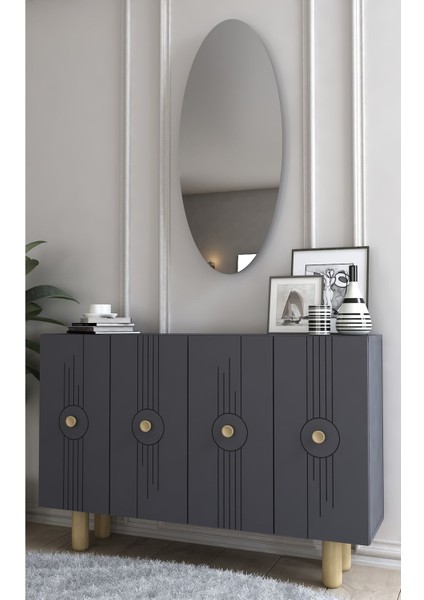 Leyladd (KM120) Konsol Beyaz-Beyaz-Gümüş fiyatları