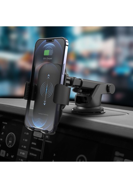 Ix-W2 15W Hızlı Şarj Özellikli Kablosuz Magsafe Araç Şarjı ve Telefon Tutucu indirimleri