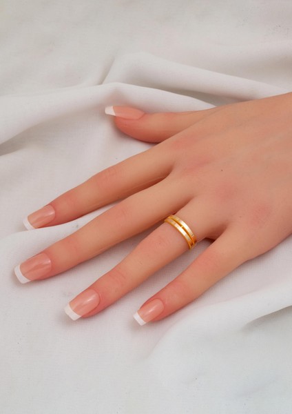 Ajda 14 Ayar Altın Yüzük 2 Sıra fiyatları