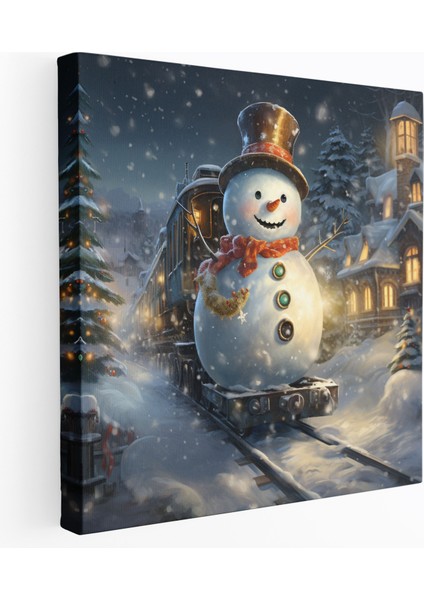 Yaramaz Kar Tanesi Kanvas Tablo Duvar Dekorasyonu - Kar Tanesi Hayalperestlik Kış Severler Duvar Dekorasyonu