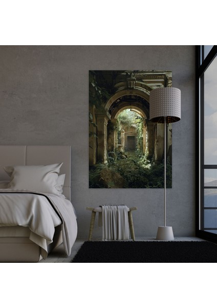 Raffaello Sanzio Tarzında Roma Kalıntıları Kanvas Duvar Sanatı - Raffaello Sanzio Duvar Sanatı Kanvas Duvar Sanatı modelleri