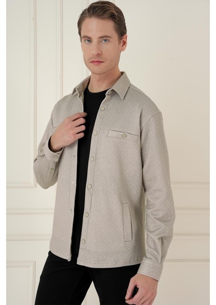 G 1581 Slim Fit Bej Klasik Gömlek fiyatları