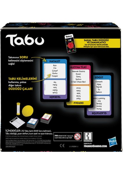 F5254 Hasbro Gaming - Tabu +13 Yaş fırsatları