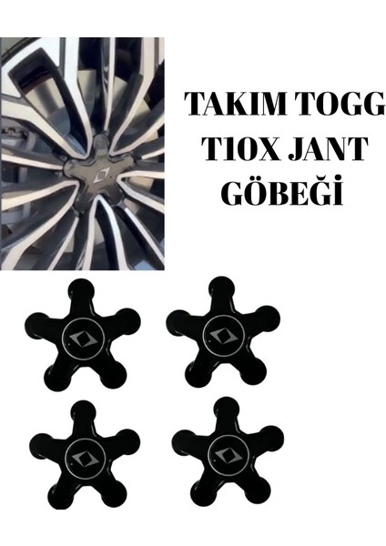[togg T10X Jant Göbeği 4 Adet Takım]