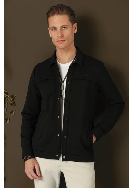 G 1562 Slim Fit Siyah Klasik Gömlek modelleri