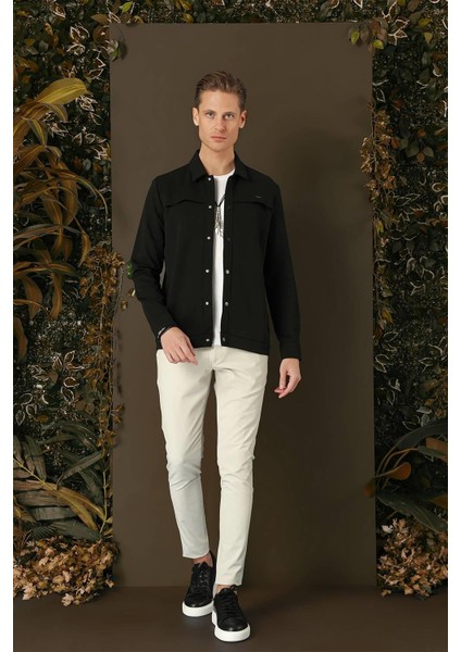 G 1562 Slim Fit Siyah Klasik Gömlek fırsatları