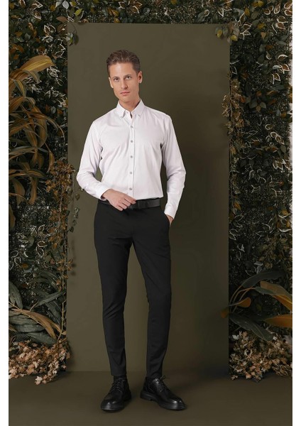 Gk 711 Slim Fit Taş Klasik Gömlek fırsatları