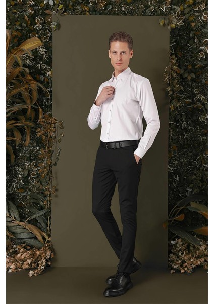 Gk 711 Slim Fit Taş Klasik Gömlek indirimleri