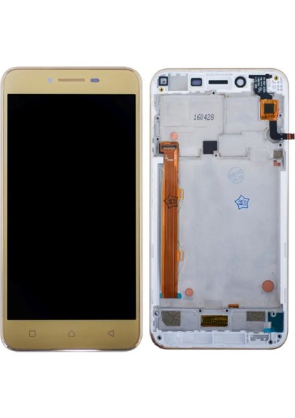 Lenovo Vibe K5 A6020 Plus LCD Ekran Dokunmatik Çıtalı (Sarı FILIM)-(1903) - ASOY4381-4240