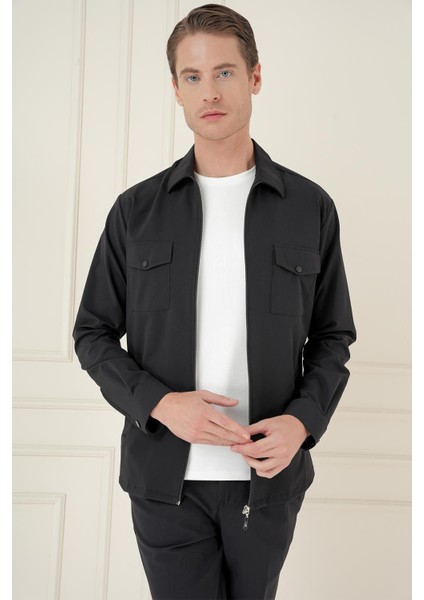 G 1582 Slim Fit Siyah Klasik Gömlek fiyatları