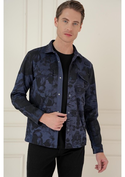 G 1578 Slim Fit Lacivert Klasik Gömlek fiyatları