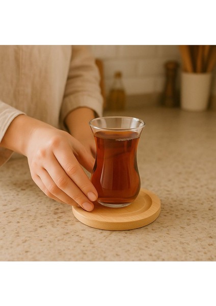 6'lı Bambu Çay ve Kahve Bardağı Altlığı fiyatları