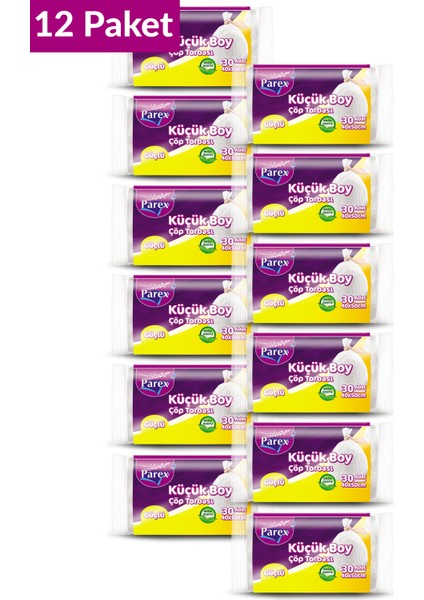 Güçlü Çöp Torbasi Küçük Boy 12'li Paket fiyatları