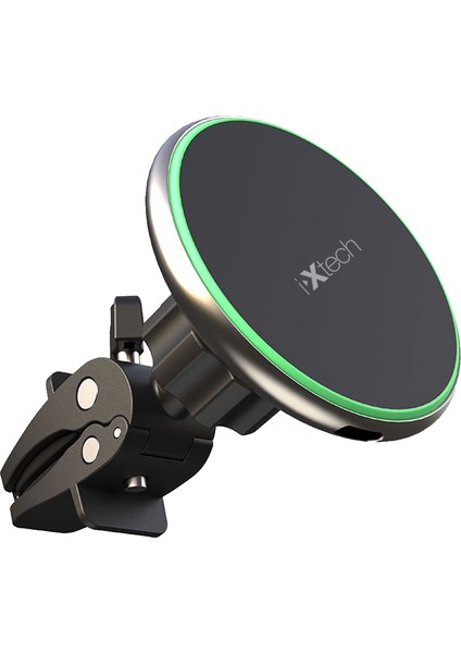 IX-CC016 15W Kablosuz Magsafe Araç Şarj Cihazı ve Telefon Tutucu