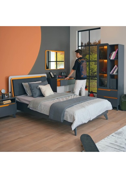 Verona Genç Odası Tek Kişilik Karyola 100X200 cm modelleri