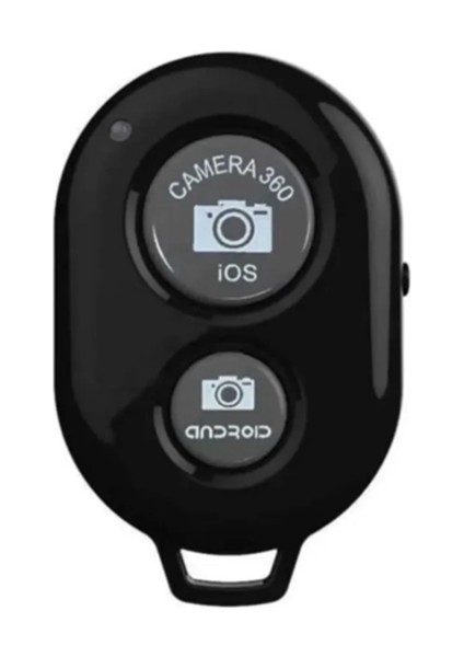 Bluetooth Uzaktan Kumanda, Pilli Tüm Telefonlara Uyumlu Kolay Video, Selfie ve Fotoğraf Çekme
