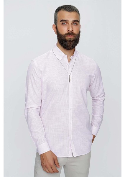 G 1513 Slim Fit Pembeyaz Spor Gömlek modelleri