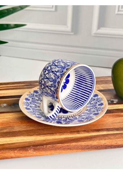 Türk Kahve Fincanı Flower 6 Kişilik 12 Parça fırsatları