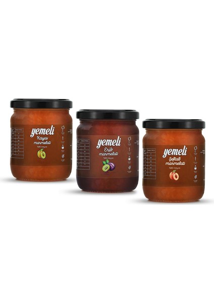 Marmelat Paketi 660 gr (220 gr x 3)