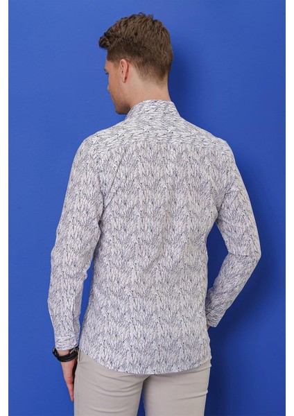 G 1540 Slim Fit Beyaz Klasik Gömlek indirimleri