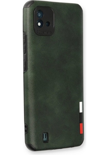 Realme C11 2021 Kılıf Loop Deri Silikon - Yeşil - ASOY5790-8917 fiyatları