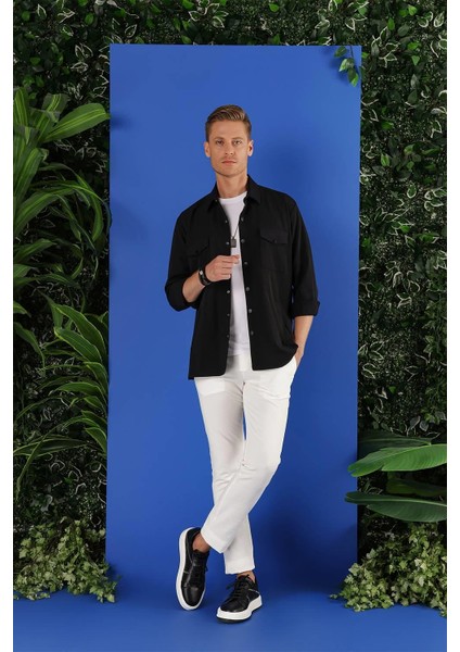 G 1534 Slim Fit Siyah Klasik Gömlek fiyatları
