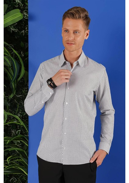 G 1519 Slim Fit Beyaz Spor Gömlek fiyatları