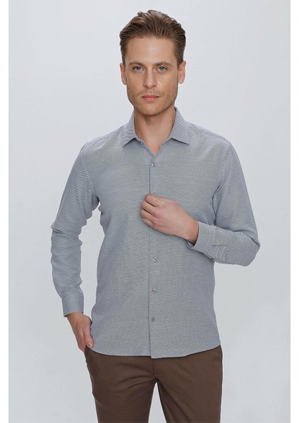 Gk 672 Slim Fit Siyah Klasik Gömlek fiyatları