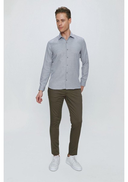 Gk 672 Slim Fit Siyah Klasik Gömlek indirimleri