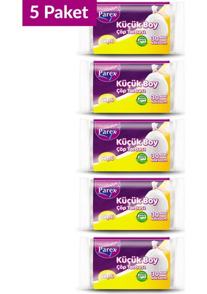 Güçlü Çöp Torbası Mini Boy 5' Li Paket fiyatları