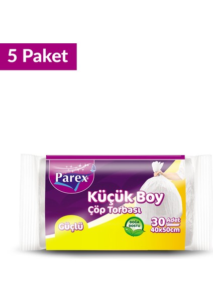 Güçlü Çöp Torbası Mini Boy 5' Li Paket modelleri
