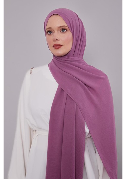 Leylak Düz Aerobin Şal